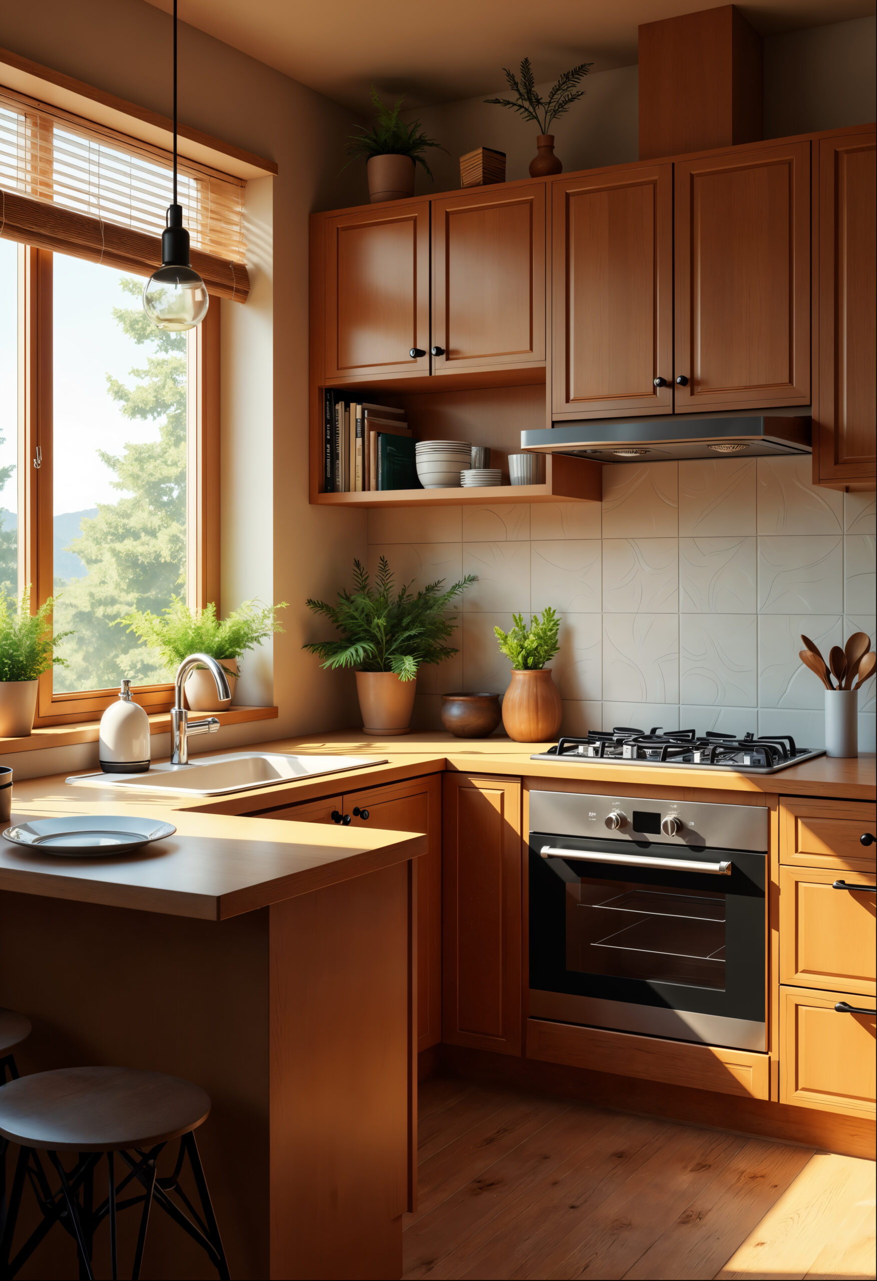 kitchen-filled-with-kitchenware