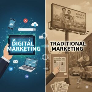 digital marketing and traditional marketing